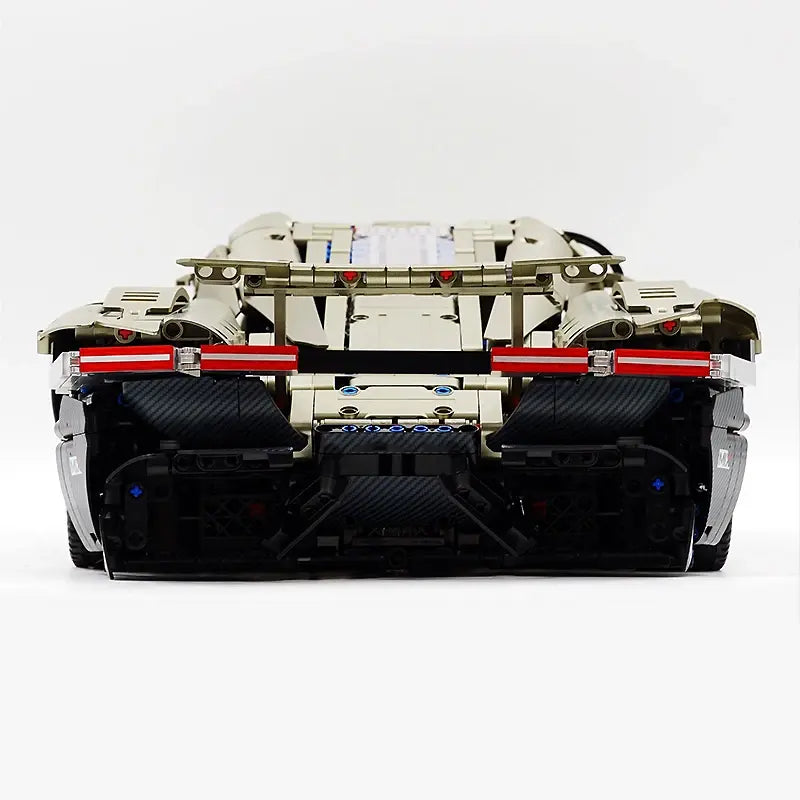 Technical RC Black X Super Sports Car Building Bricks Blocks Puzzle DIY Toy Assembly Christmas Gift Kids GULY 10626 1:8 MOC