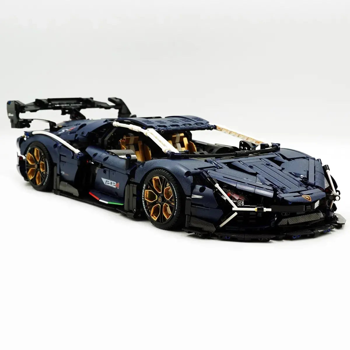 GULY 10624 Technical Super Sports Car Building Blocks Speed Vehicle Bricks Toys for Children Christmas Gifts