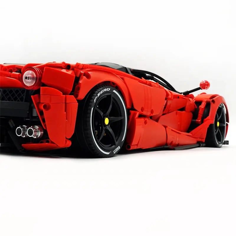 CADA C61505 Red Technical Super Sports Car Model Building Blocks Brick DIY Puzzle Toys Assembly Birthday Christmas Gifts