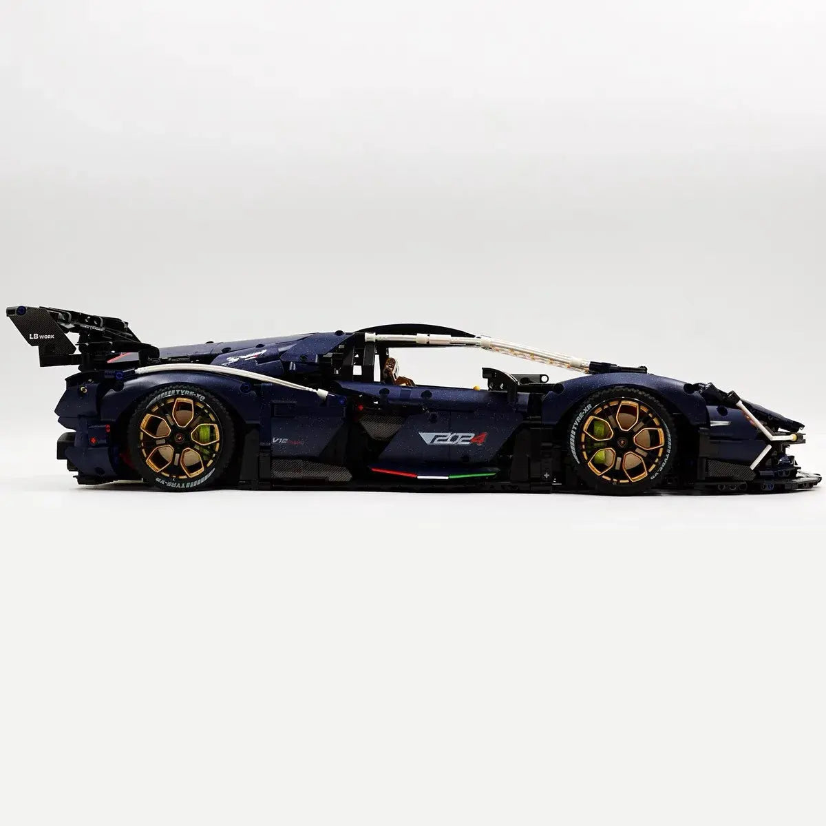 GULY 10624 Technical Super Sports Car Building Blocks Speed Vehicle Bricks Toys for Children Christmas Gifts