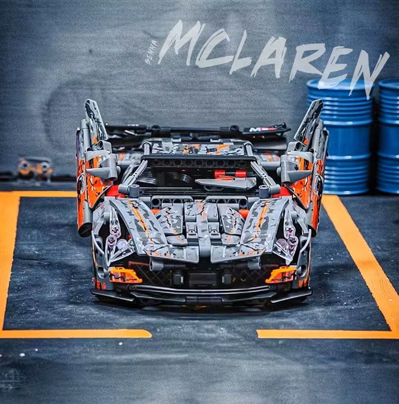 2025 New Technical McLarens Supercar Race Car Model Building Kit Decor Assemble Block Bricks Toys for Kids Birthday Gift