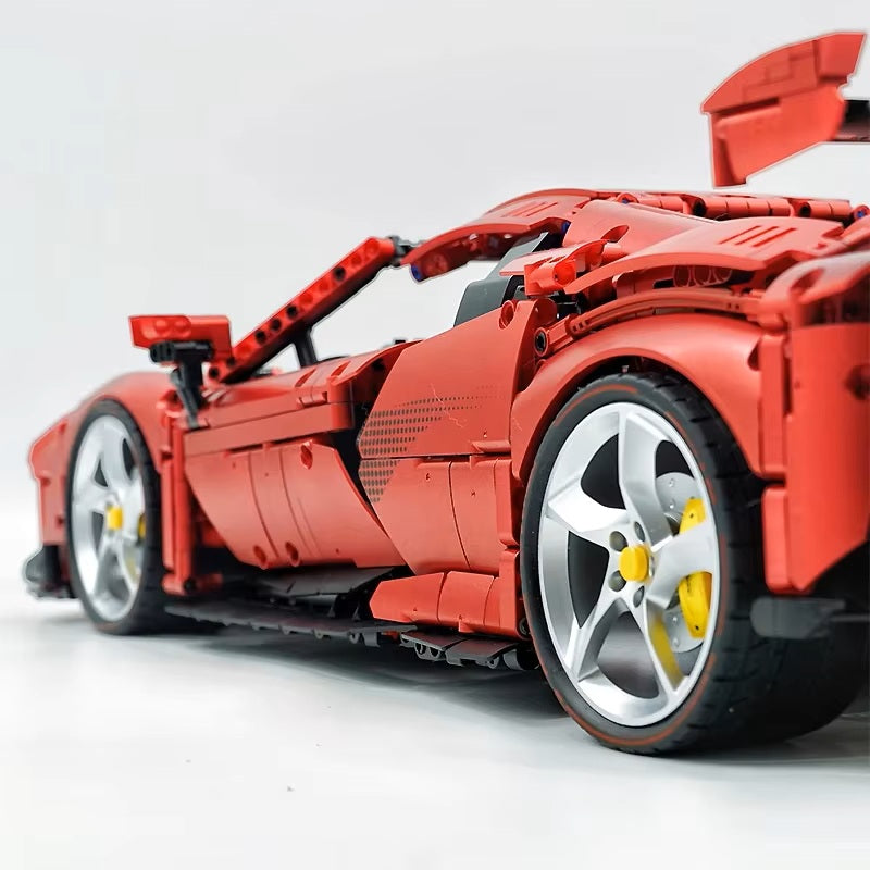 GULY 10623 Technical Speed Sports Racing Car 1:8 Model Building Blocks MOC City Racing Brick Puzzle DIY Toys Christmas Gift Kids