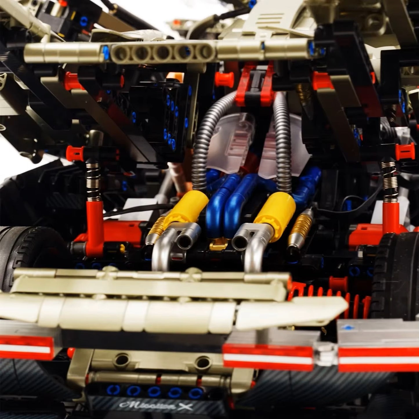 Technical RC Black X Super Sports Car Building Bricks Blocks Puzzle DIY Toy Assembly Christmas Gift Kids GULY 10626 1:8 MOC