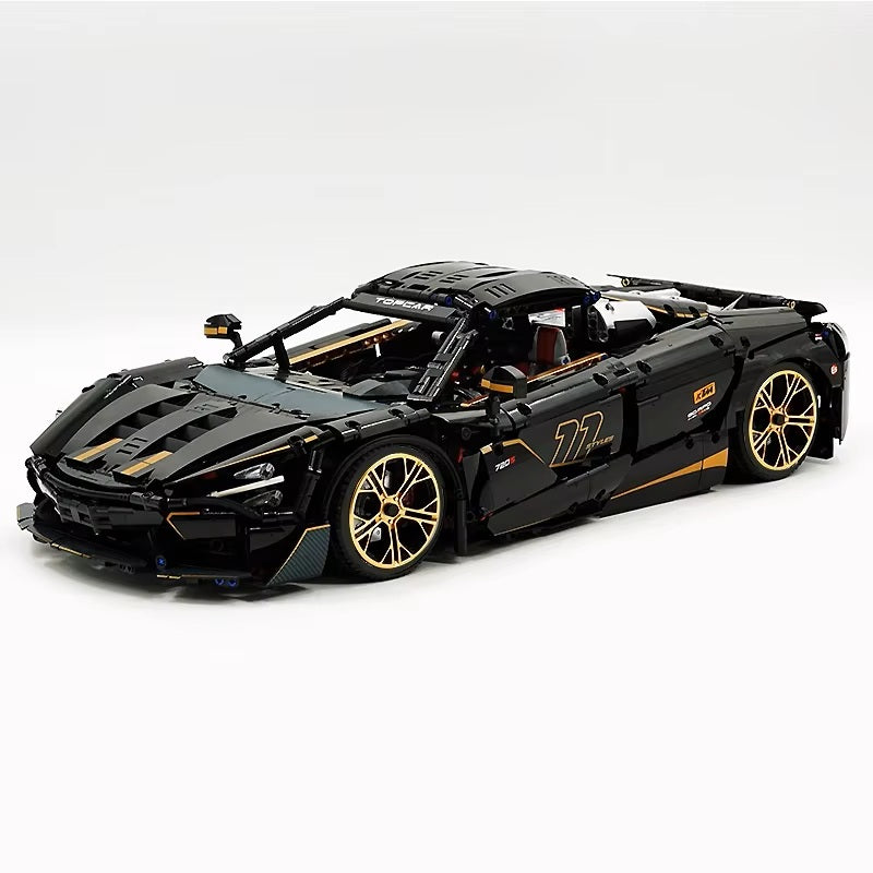 10625 1:8 MOC Sport Racing CAR Model 720S With Motor Building Blocks Bricks Assembly Toys for Children Christmas Gifts