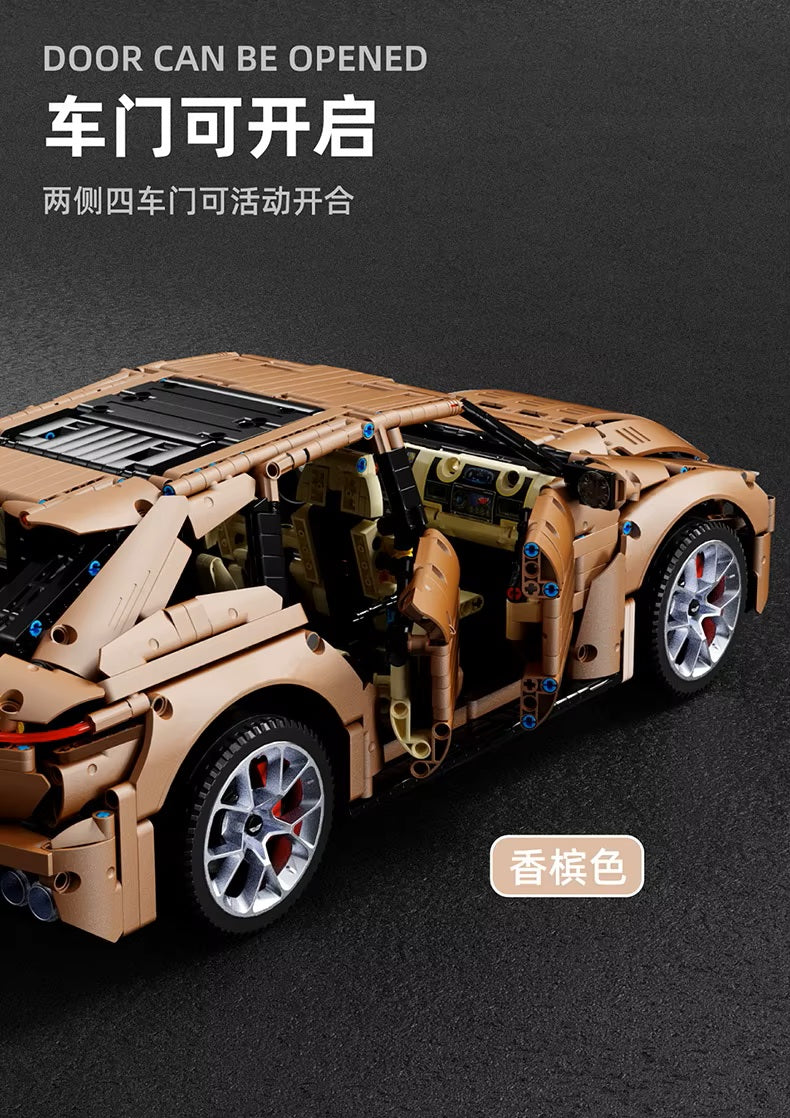 T5024 Technology Luxury SUV Static Version High Difficulty Building Block Assembly Model Holiday Gift MOC