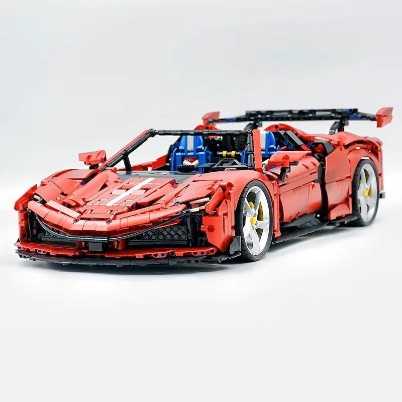GULY 10623 Technical Speed Sports Racing Car 1:8 Model Building Blocks MOC City Racing Brick Puzzle DIY Toys Christmas Gift Kids