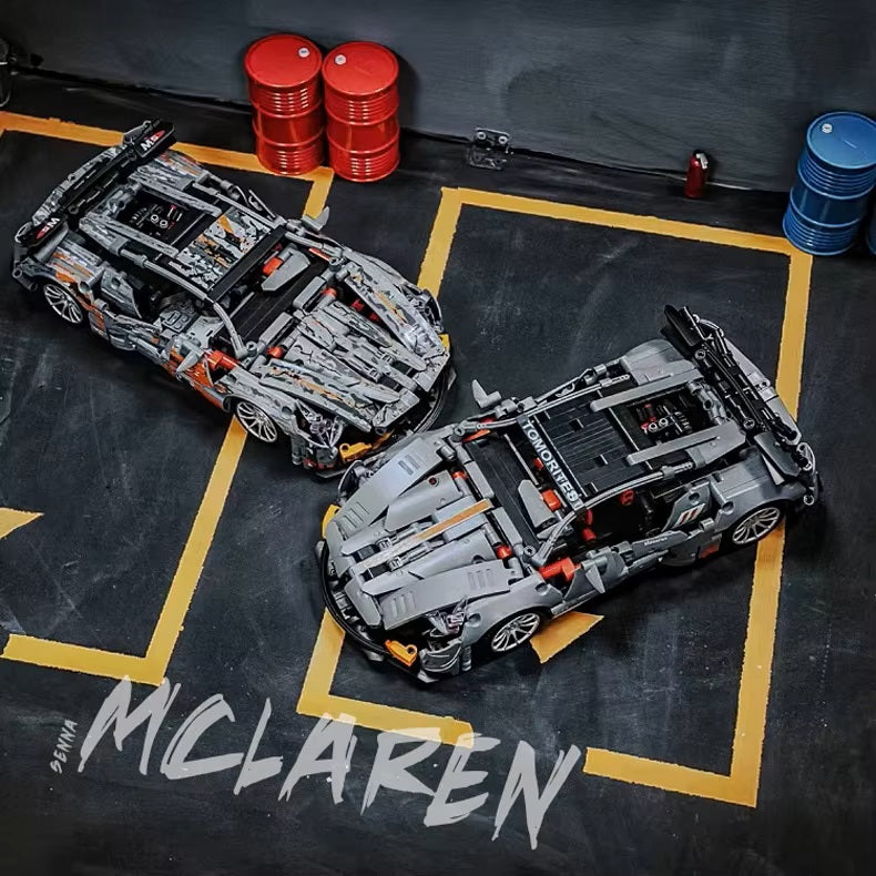 2025 New Technical McLarens Supercar Race Car Model Building Kit Decor Assemble Block Bricks Toys for Kids Birthday Gift