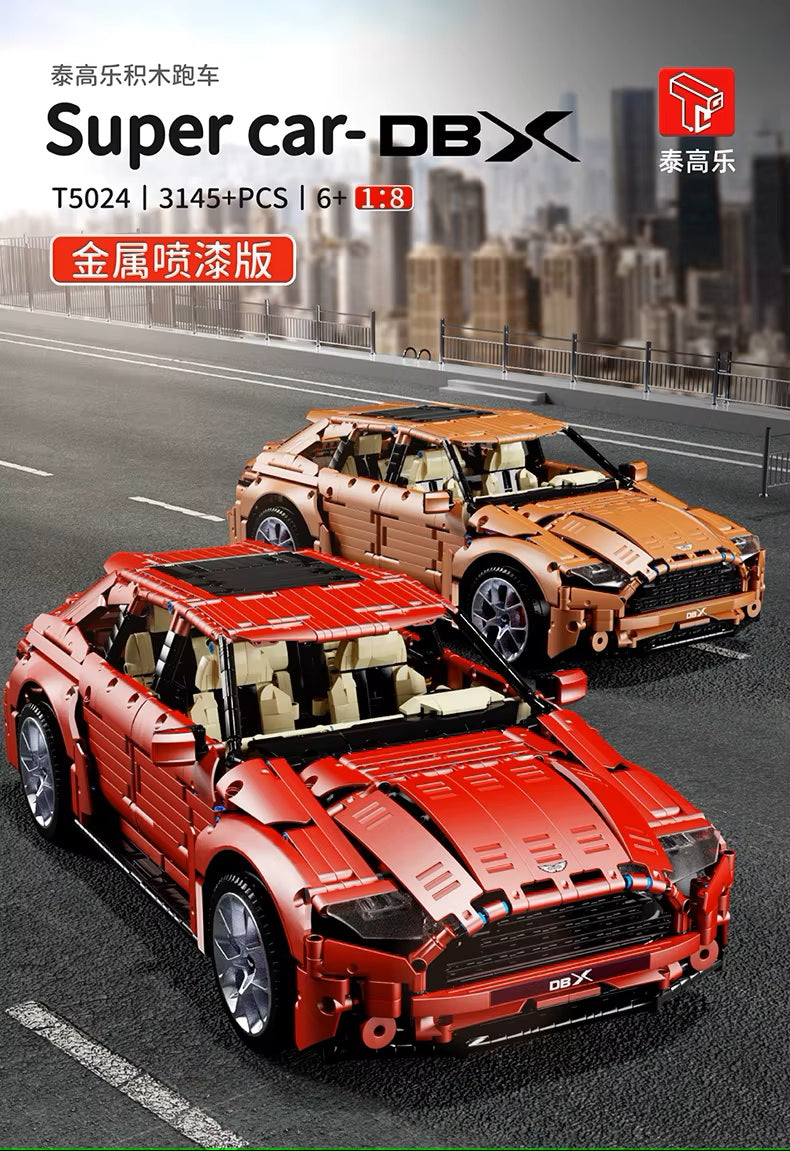 T5024 Technology Luxury SUV Static Version High Difficulty Building Block Assembly Model Holiday Gift MOC