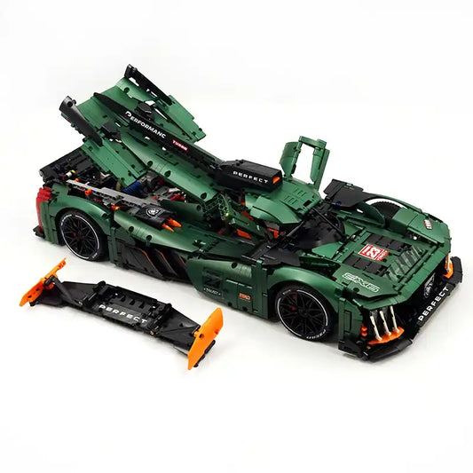 10616 Super Sports Car 9X8 Model Technical Car 1:8 Model City Racing Series DIY Toys Building Blocks Christmas Gift for Boy