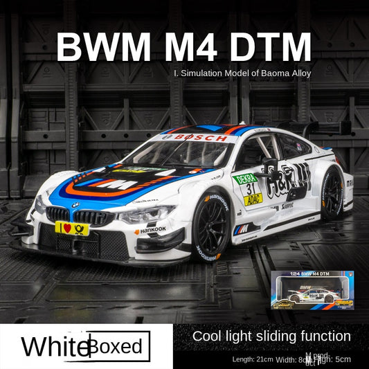 BMW M4 DTM 1:24 Scale Diecast Model – Collector Grade Metal Race Car
