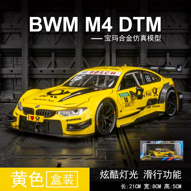 BMW M4 DTM 1:24 Scale Diecast Model – Collector Grade Metal Race Car