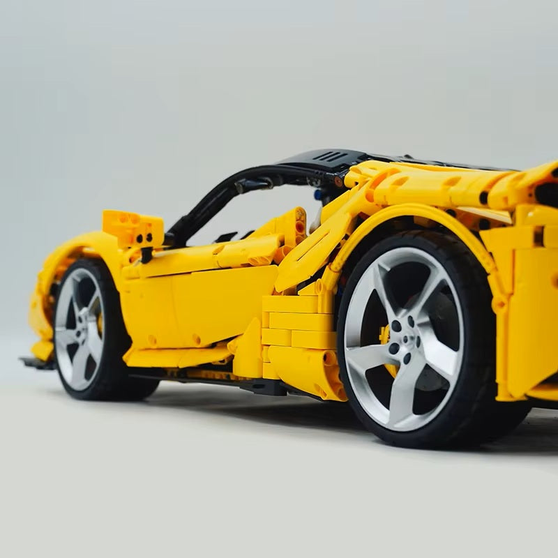 The SF90 Limited Red Super Sport Car Building Blocks Speed Racing Vehicle Brick Assembly Education Toy Boys Adult Christmas Gift