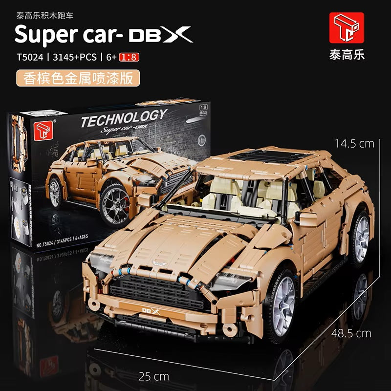 T5024 Technology Luxury SUV Static Version High Difficulty Building Block Assembly Model Holiday Gift MOC