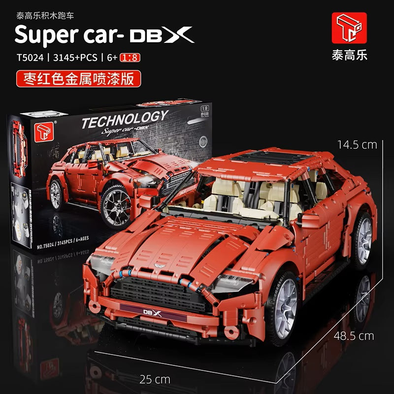 T5024 Technology Luxury SUV Static Version High Difficulty Building Block Assembly Model Holiday Gift MOC