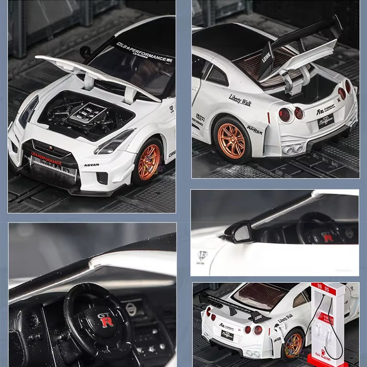 Nissan GT-R CSR2 1:24 Scale Die-Cast Metal Collector Model – Black Mamba Performance Edition
