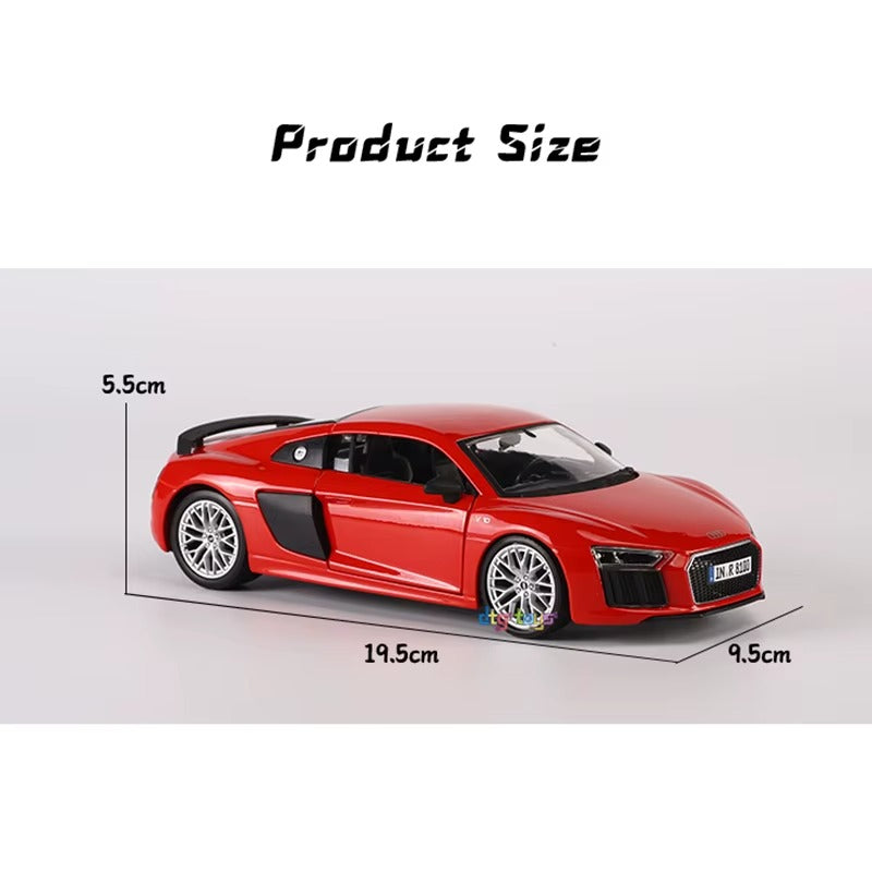 Audi R8 1:24 Scale Die-Cast Metal Collector Model – High-Performance Supercar Edition