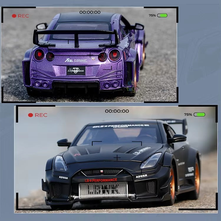 Nissan GT-R CSR2 1:24 Scale Die-Cast Metal Collector Model – Black Mamba Performance Edition