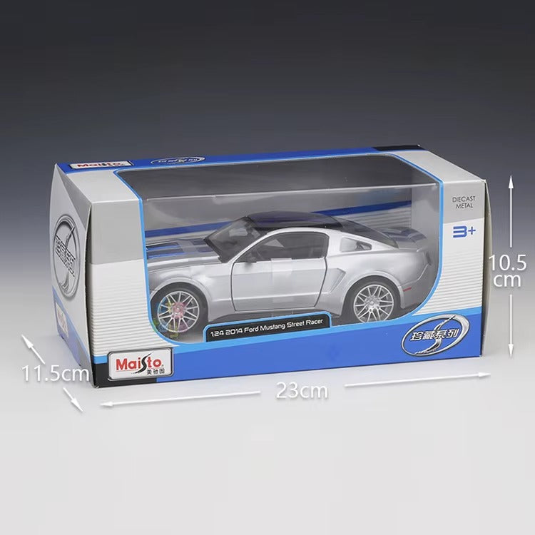 Maisto 2014 Ford Mustang Street Racer 1:24 Scale Die-Cast Metal Collector Model – Performance Muscle Car Edition