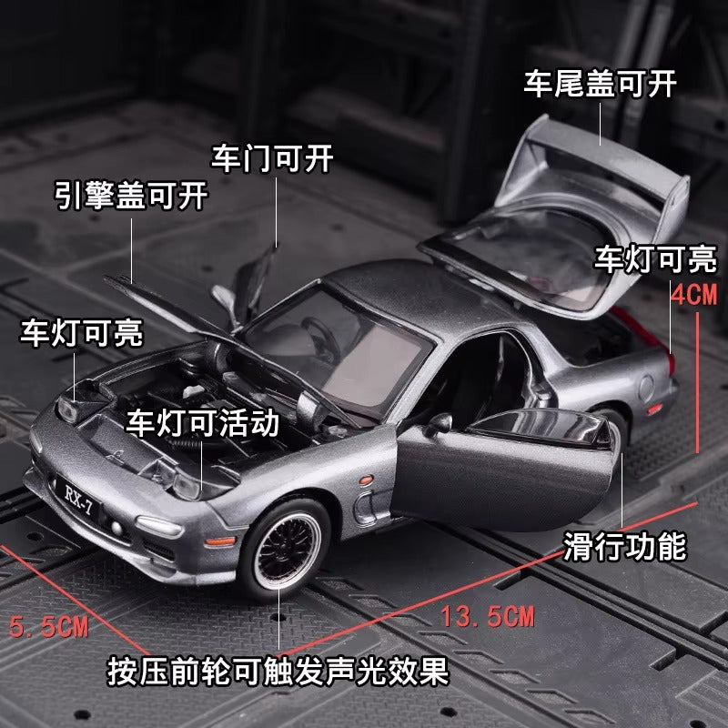 Mazda RX-7 1:32 Scale Die-Cast Collector Model – JDM Performance Icon