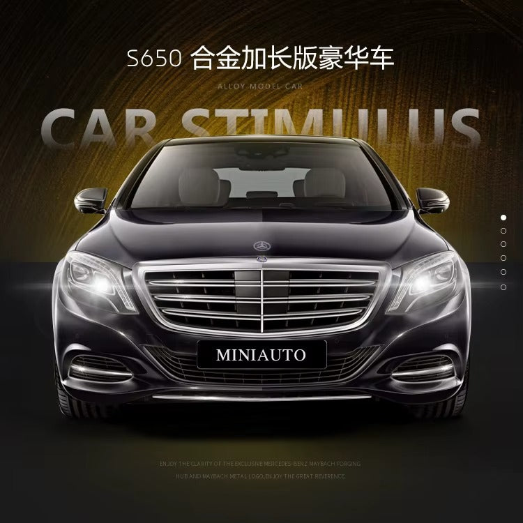 Mercedes-Maybach S650 1:24 Scale Die-Cast Metal Collector Model – Ultra-Luxury Executive Edition