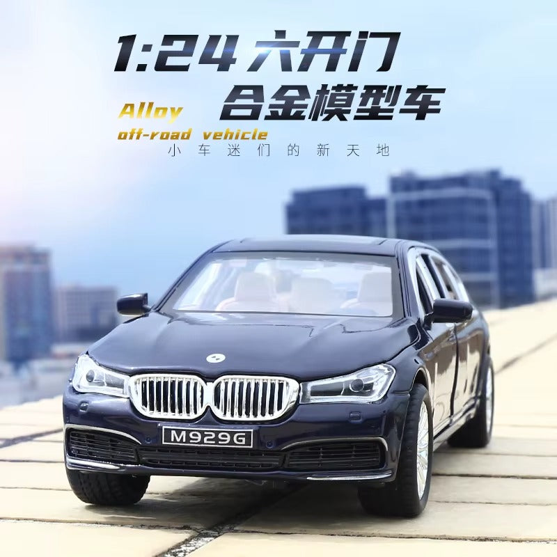 BMW 7 Series V12 1:24 Scale Die-Cast Metal Collector Model – Luxury Executive Sedan Edition