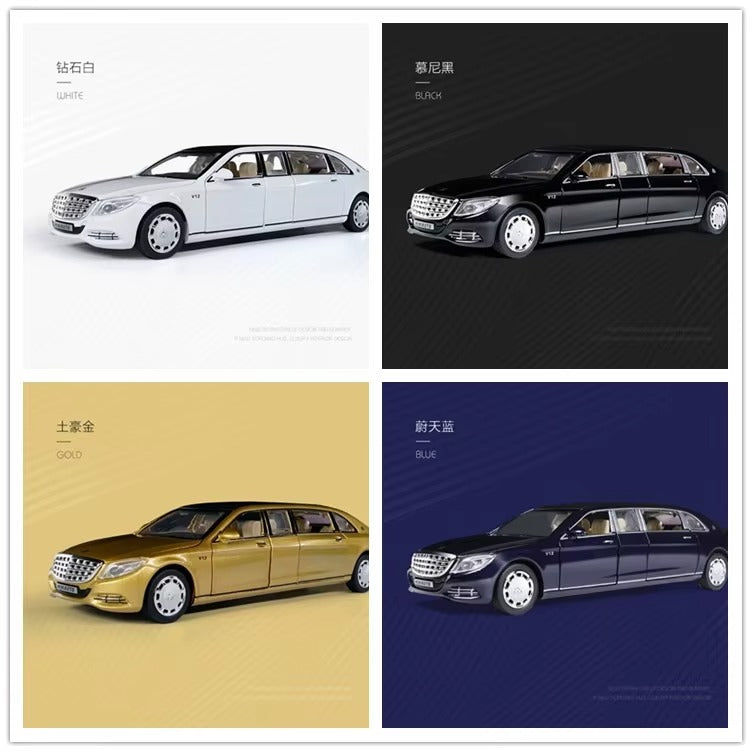Mercedes-Maybach S650 1:24 Scale Die-Cast Metal Collector Model – Ultra-Luxury Executive Edition