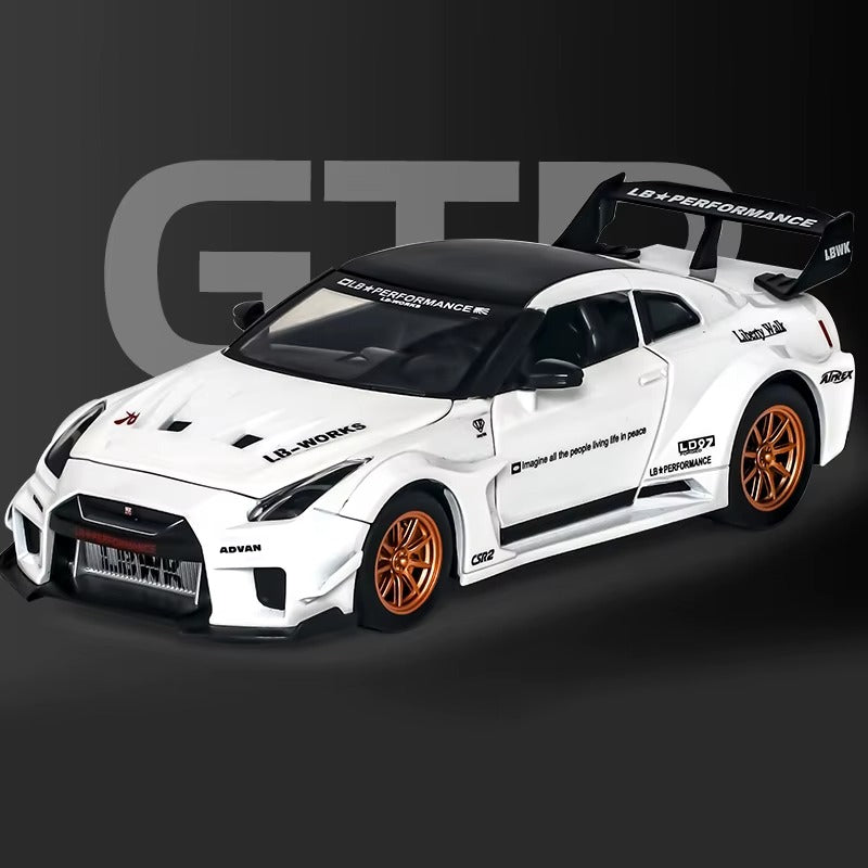 Nissan GT-R CSR2 1:24 Scale Die-Cast Metal Collector Model – Black Mamba Performance Edition