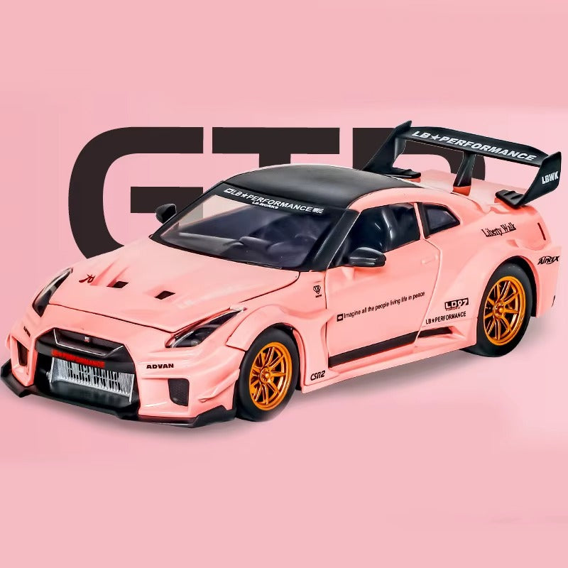 Nissan GT-R CSR2 1:24 Scale Die-Cast Metal Collector Model – Black Mamba Performance Edition