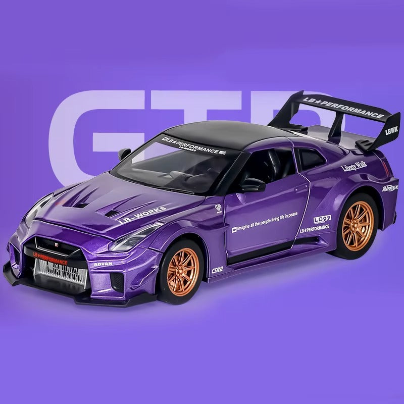 Nissan GT-R CSR2 1:24 Scale Die-Cast Metal Collector Model – Black Mamba Performance Edition